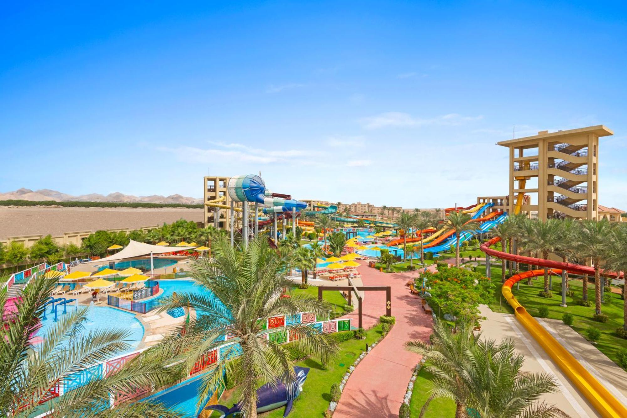 Rixos Premium Seagate Hotell Sharm el-Sheikh Exteriör bild Overview of the park