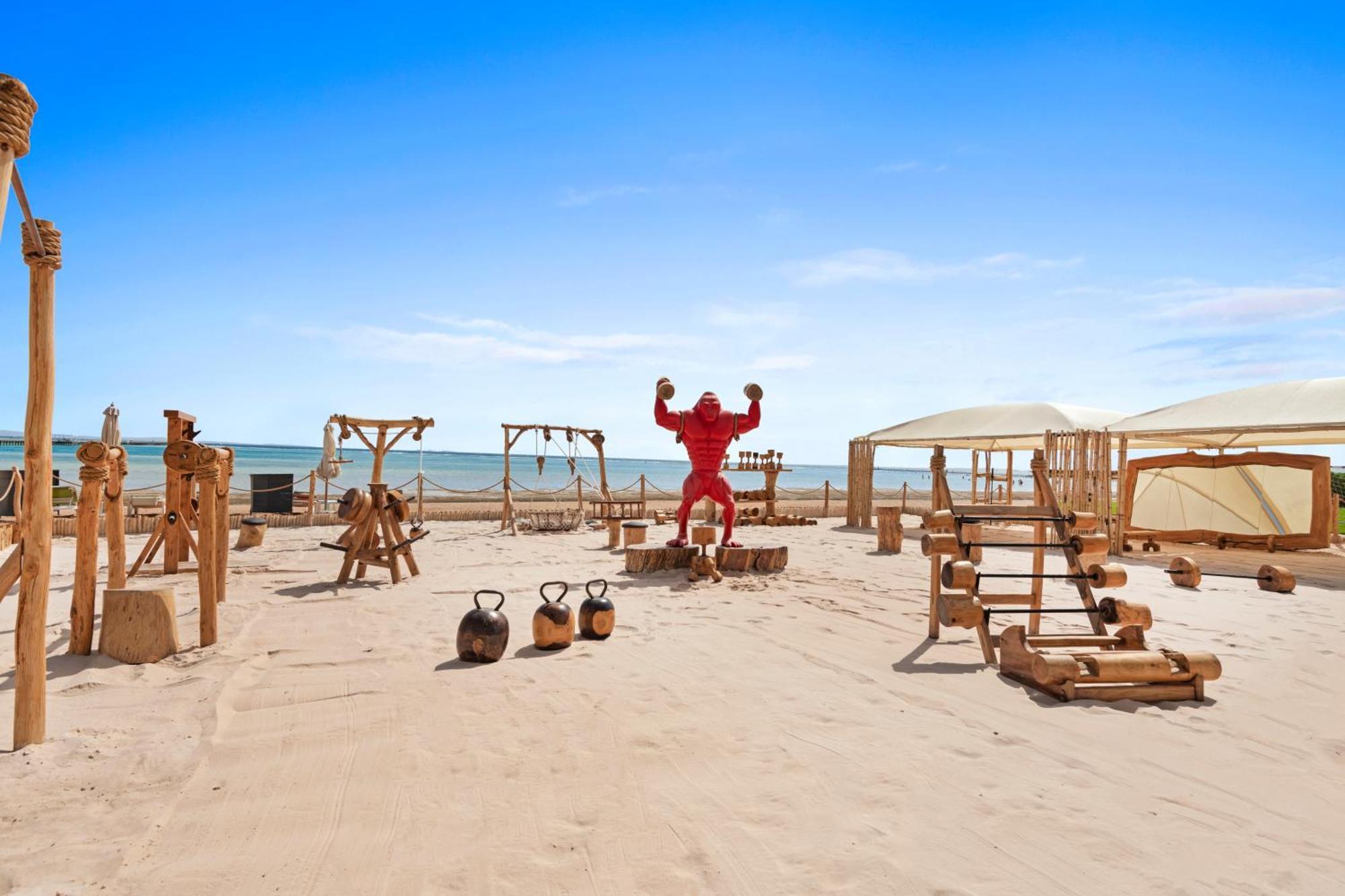 Rixos Premium Seagate Hotell Sharm el-Sheikh Exteriör bild The Beach Gym
